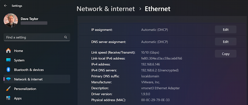 plex server offline access - windows IP address (Ethernet)