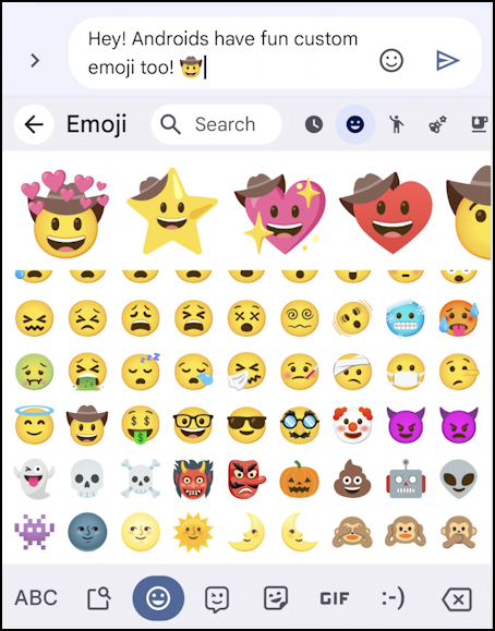 android emoji kitchen genmoji - cowboy hat