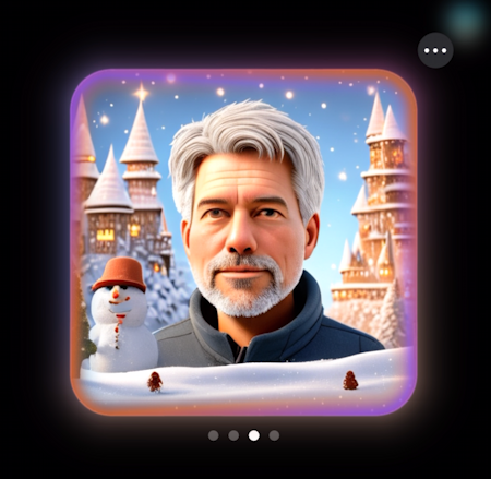 iphone ai image playground portrait - another variation