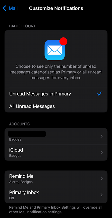 apple mail iphone ios18 fix wrong unread count - fix unread message count bug