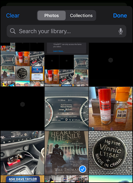 ai test chatgpt vs copilot - chatgpt choose image from gallery