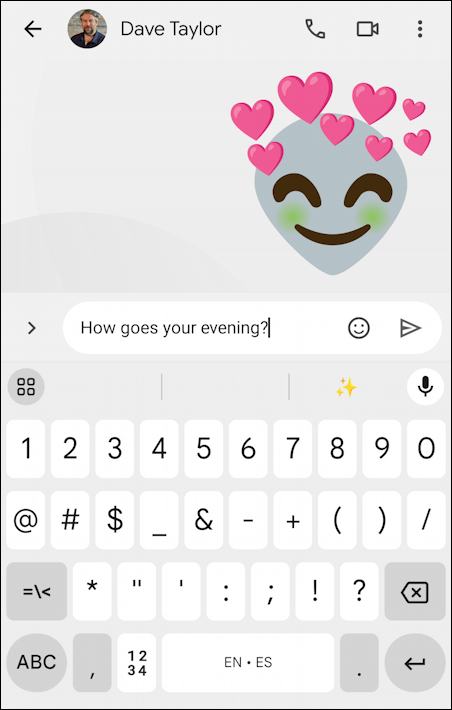 android schedule text message - the message