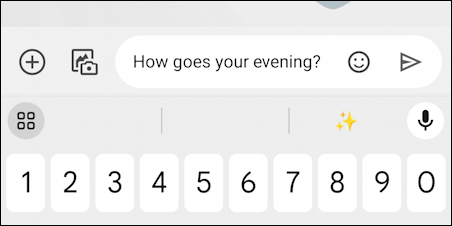 android schedule text message - more icons