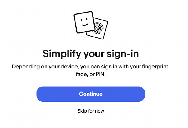 ebay login account security passkey - simplify your sign in