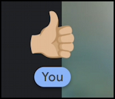google meet emoji skin tone - thumbs up with matching skin tone