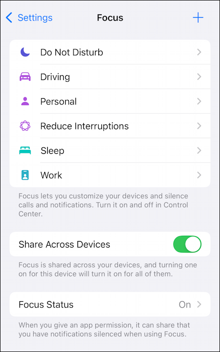 iphone focus autoreply driving focus fail - settings > focus