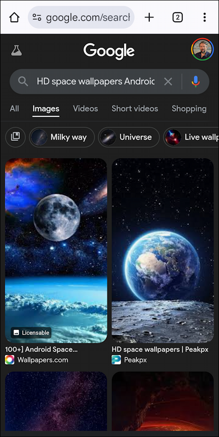 samsung galaxy android download photo for wallpaper - google image search space