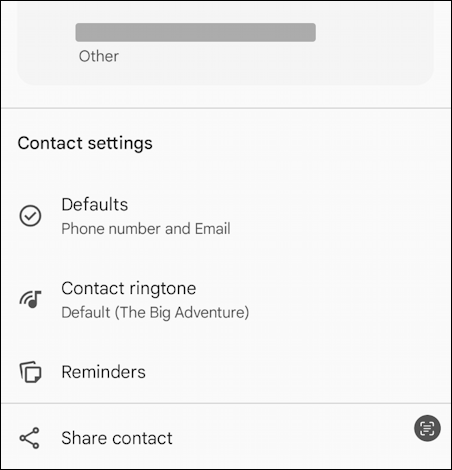 android set mp3 as custom contact ringtone - what is the current ringtone