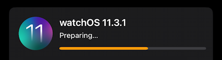 iphone apple watch required update - preparing