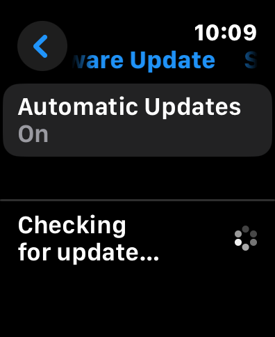 iphone apple watch required update - watchos checking for updates