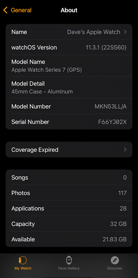 iphone apple watch required update - ios about watchos
