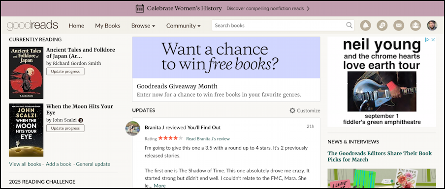 goodreads remove book currently reading - home