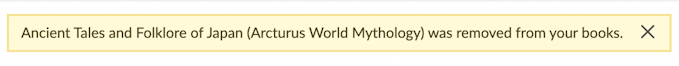 goodreads remove book currently reading - book removal confirmed