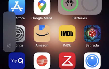 apple iphone ios ringtone volume control - volume set to zero mute