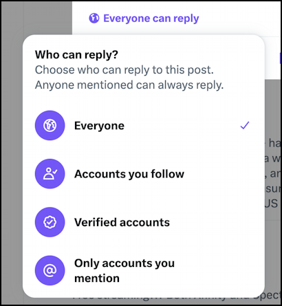 x twitter who can respond to post menu