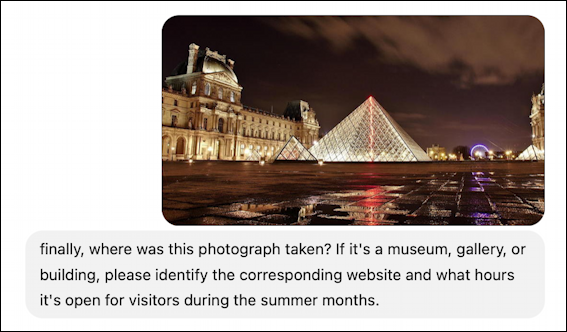 chatgpt ai photo location identification - where is this glass pyramid