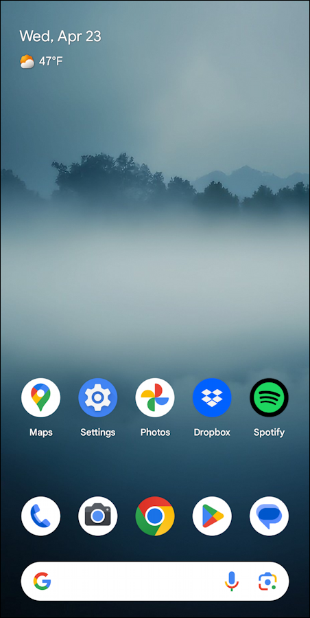android google home screen news - chill