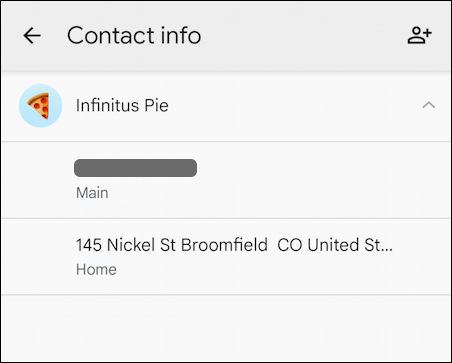 share phone contact iphone android - detailed contact info