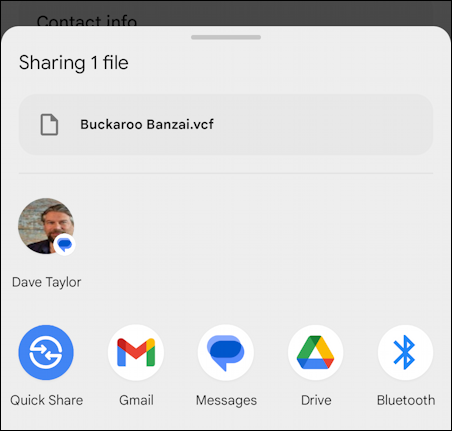 share phone contact iphone android - share to ios