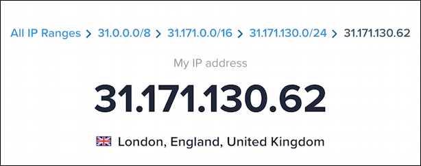 expressvpn what is my location by ip address