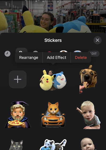 iphone ios fix photo location - new sticker to add to the gallery