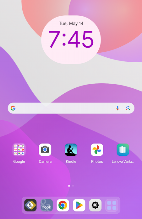 lenovo b&n nook color android tablet - correct time automatic!