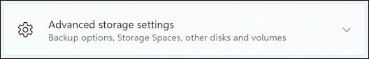 windows 11 usb flash drive reformat ntfs exfat - advanced storage settings