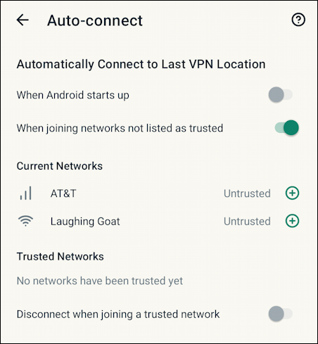 expressvpn android one-tap - advanced auto-connect