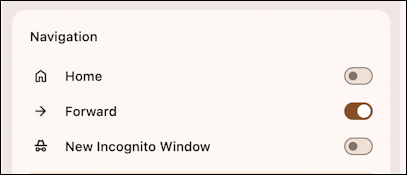 google chrome customize toolbar - area 1