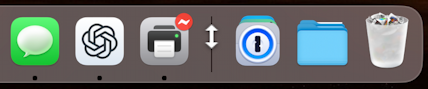 macos dock customization how to - two headed resize arrow