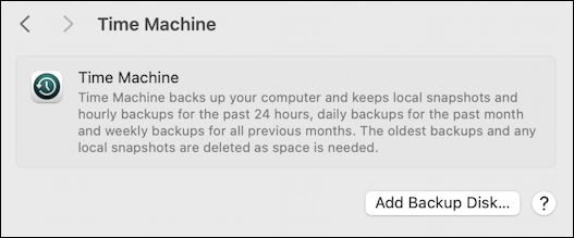 time machine no backup for days - no scheduled backups