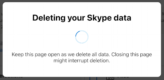 skype delete personal data how to - deleting your data