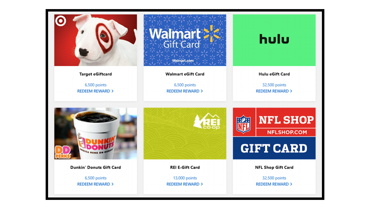 How to Redeem Microsoft Rewards Points for Gift Cards