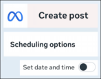 schedule posts meta facebook most popular time day how to business suite manager