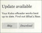 rakuten kobo libra h20 firmware software update how to check and apply ereader kindle eink