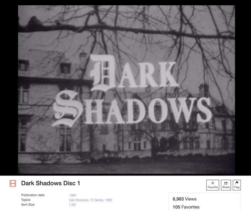internet archive free movies tv shows legal - dark shadows
